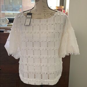 NWT BCBG Max Azria white blouse